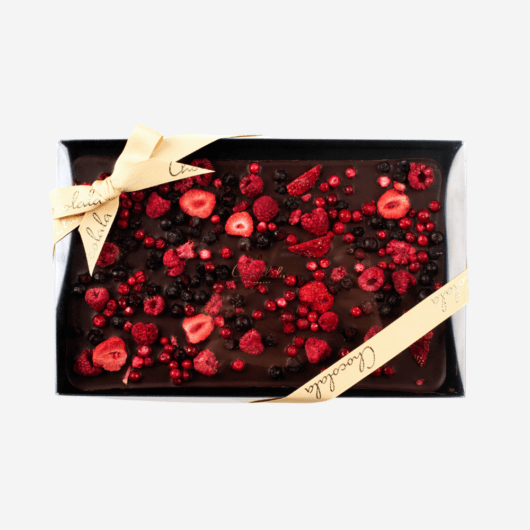 Chocolala XXL tumeda šokolaadi tahvel marjadega